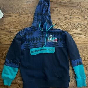 NFL Super Bowl LVII Navy and Teal Hoodie